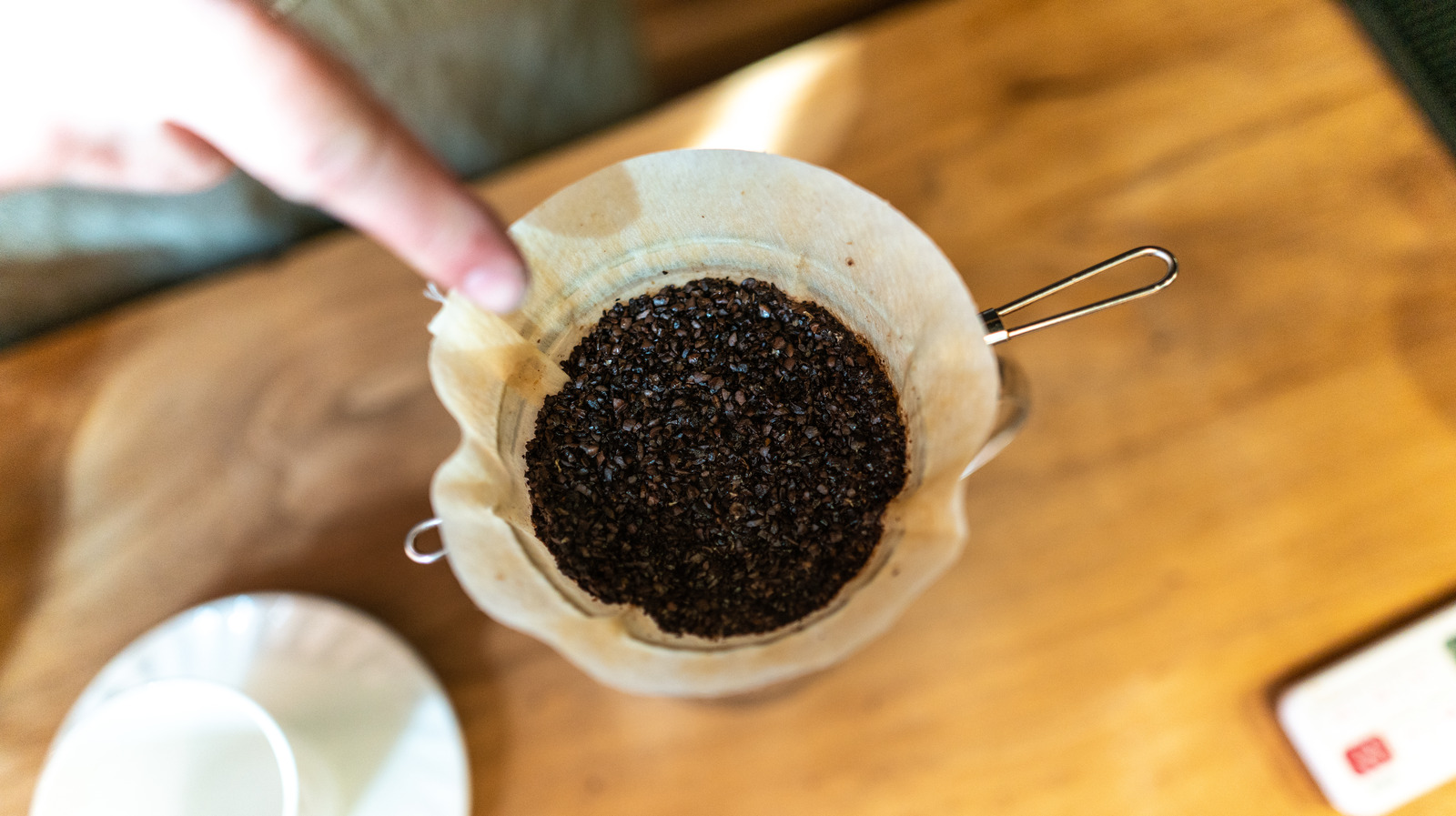 The Hack To Finally Getting Your Coffee Filters To Fit Properly