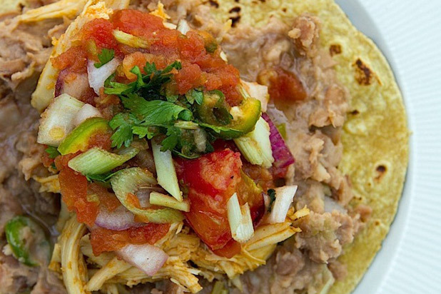 Chicken Tostadas