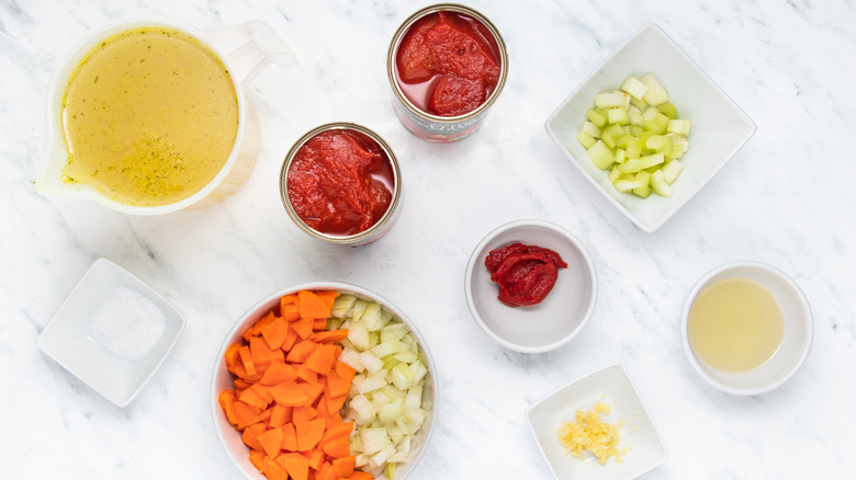 ingredients for tomato soup