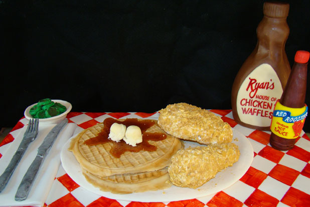 2. Chicken 'n Waffles