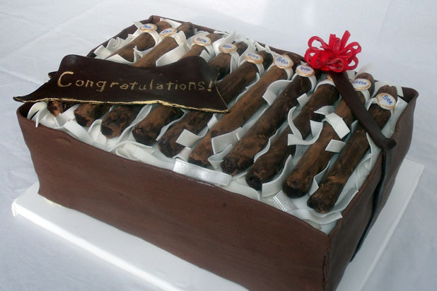 2. Cigar Box Cake