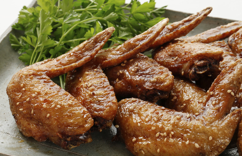 Honey-Teriyaki Glazed Chicken Wings