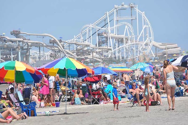 10. Wildwoods' Beach, Wildwood, N.J.