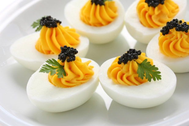 Caviar Deviled Eggs