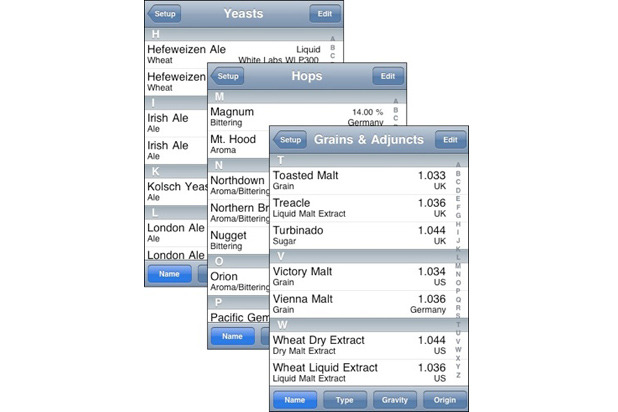 For the Homebrewer: iBrewMaster (OS and Android)