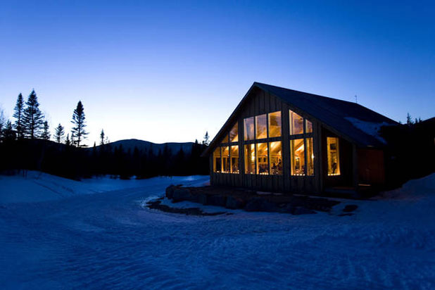 Bullwinkles's at Night (Carrabassett Valley, Maine)