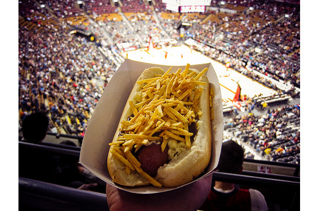 5. Poutine Hot Dog at Burkie's Dog House — The Air Canada Centre (Toronto)