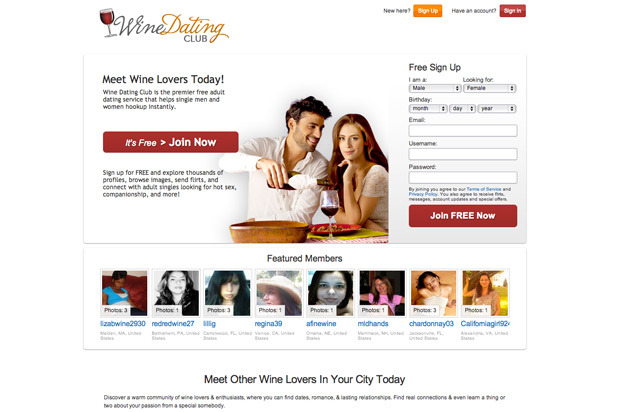 10. Wine Dating Club