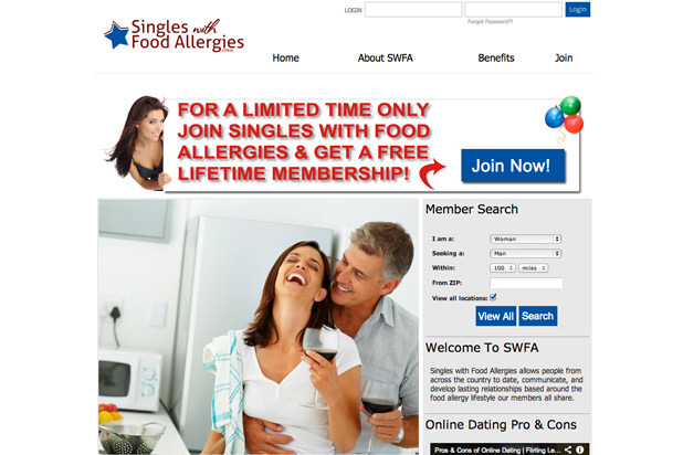 5. Singles With Food Allergies