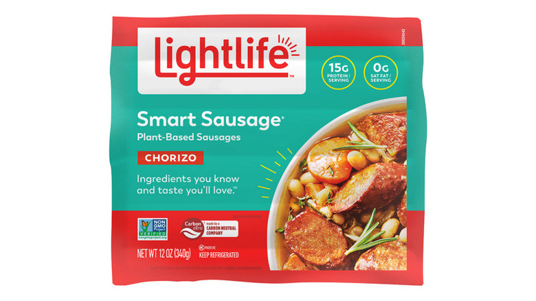 Lightlife Smart Sausage Plant-Based Sausages Chorizo Flavor