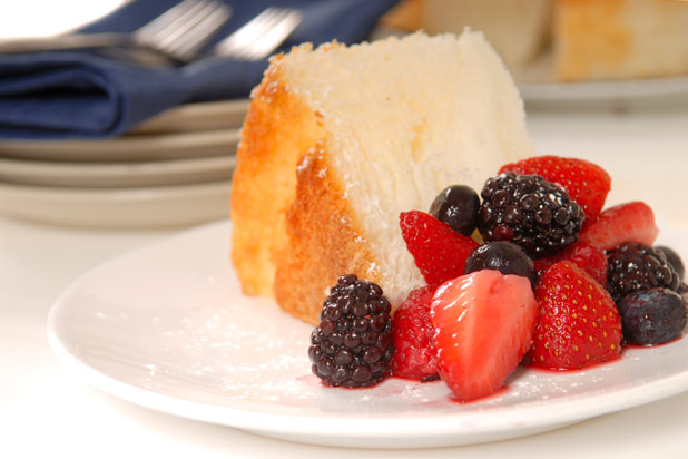 Angel Food Cake with Fresh Berries