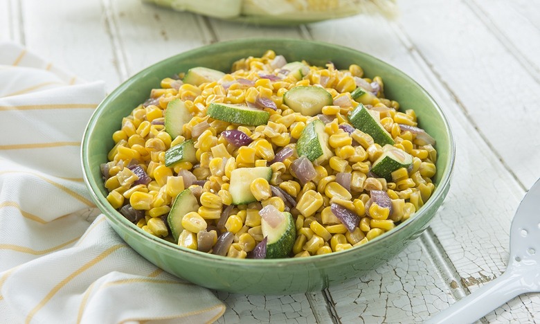 Charred Corn and Zucchini Sauté