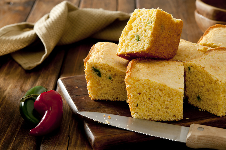 Cowboy Chile Cheese Cornbread