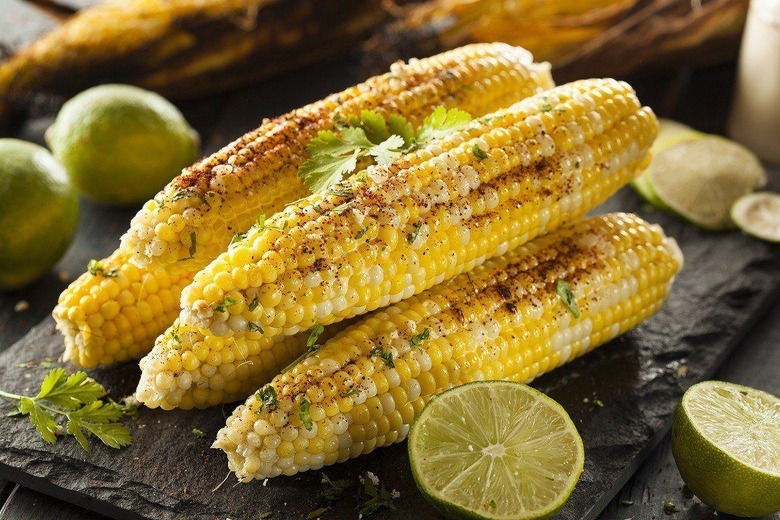 Grilled Corn With Butter and Lime Salt