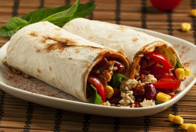 Quick and Easy Ground Beef Burrito