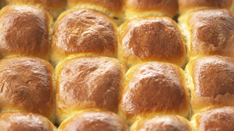 A tray of rolls