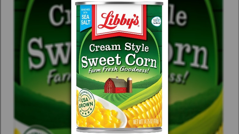 Libby's cream corn can