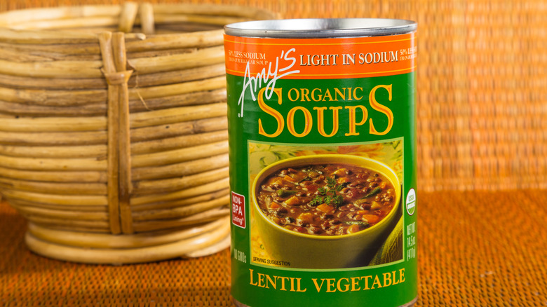 Amy's organic lentil vegetable soup