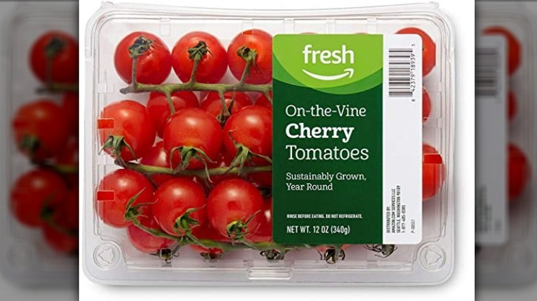 package of Fresh cherry tomatoes