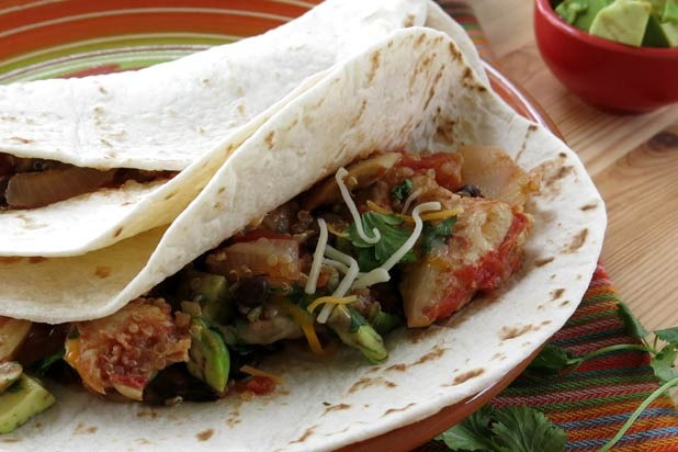 Crock Pot Fajitas with Chicken and Quinoa Recipe