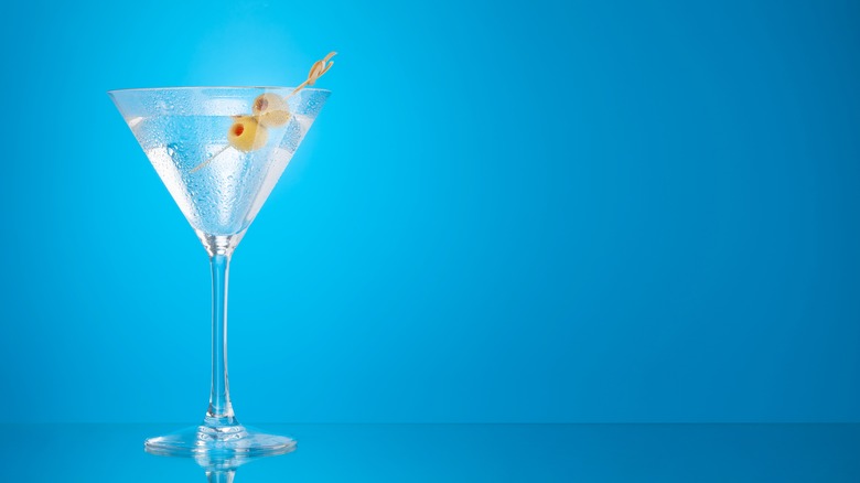 cold martini glass