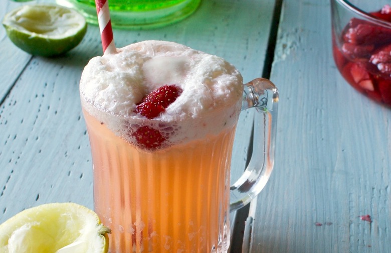 Lemon Lime Strawberry Float