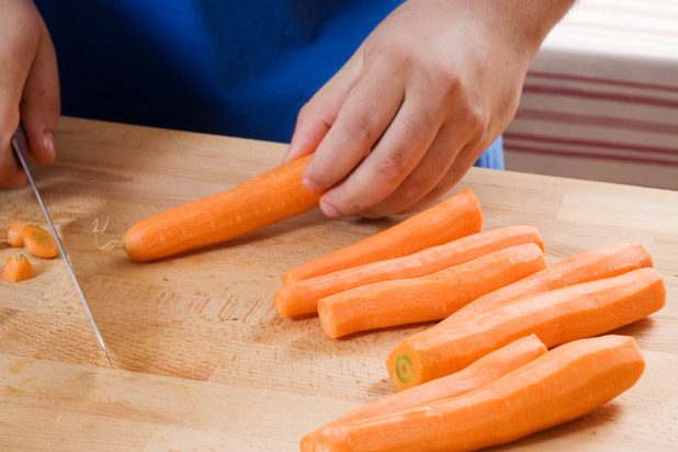 Chopping Your Vegetables Too Small Before Roasting