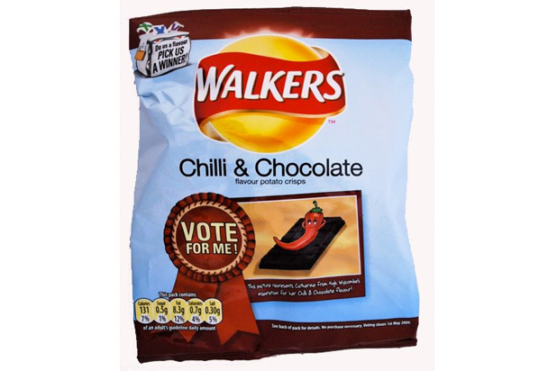 Walkers Chilli and Chocolate Potato Chips