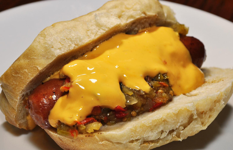 Cheesy Spicy Nacho Dog