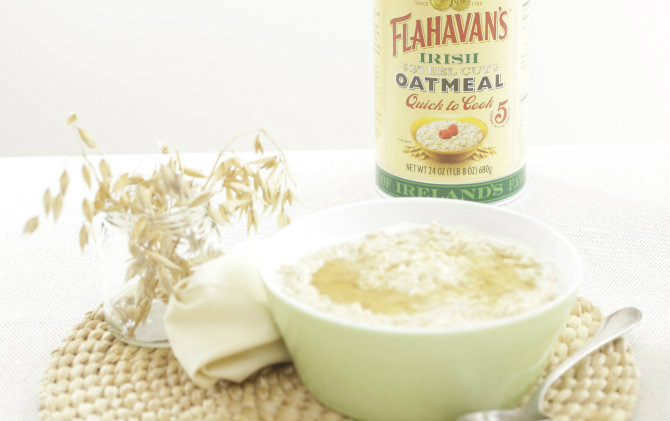 Steel-Cut Oatmeal with Irish Whiskey, Honey and Cream