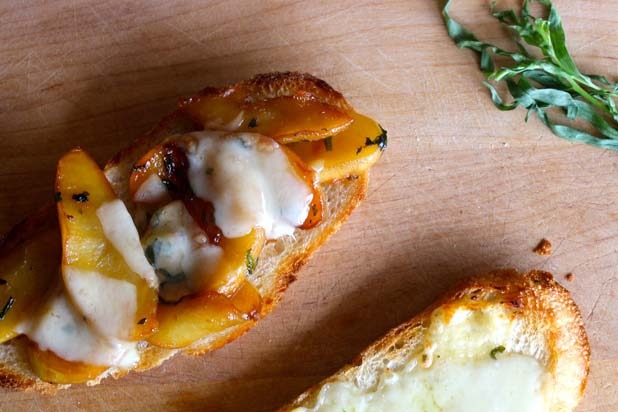 Savory and Sweet Caramelized Apple, Tarragon, and Cheddar Melt