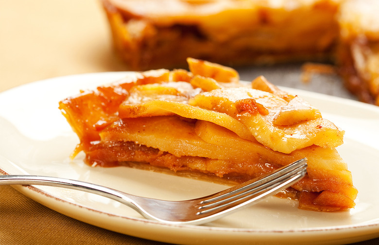 Butterscotch and Caramel Apple Tarts