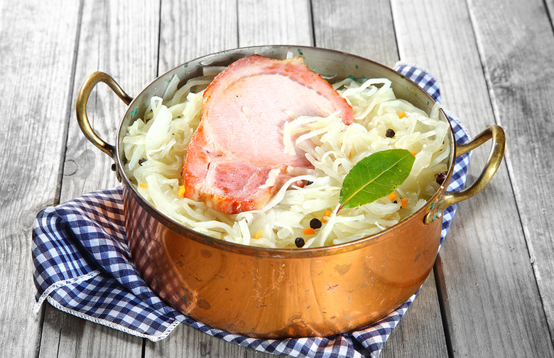 Slow-Cooker Pork With Apple Sauerkraut