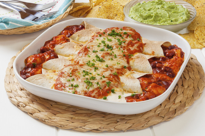 Black Bean Enchilada Casserole