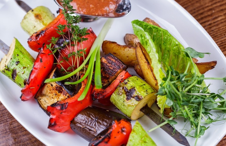 Grilled Veggie Kabobs 