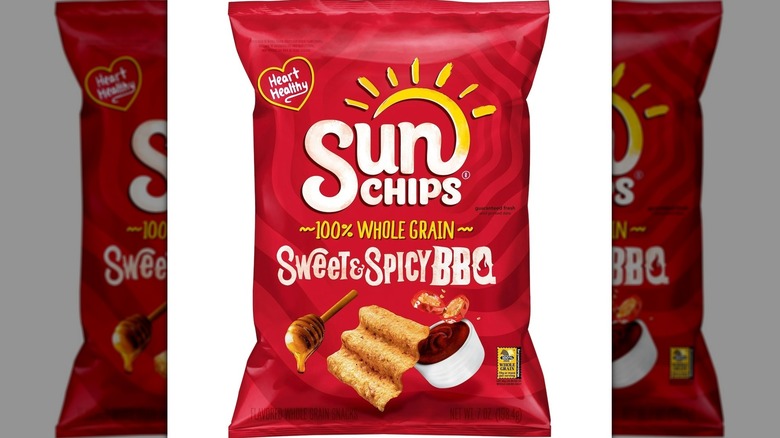 sweet and spicy BBQ SunChips