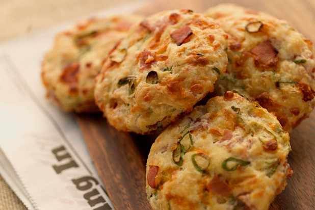 Cheddar and Ham Scones 