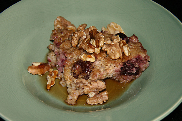 Baked Steel-Cut Oatmeal 