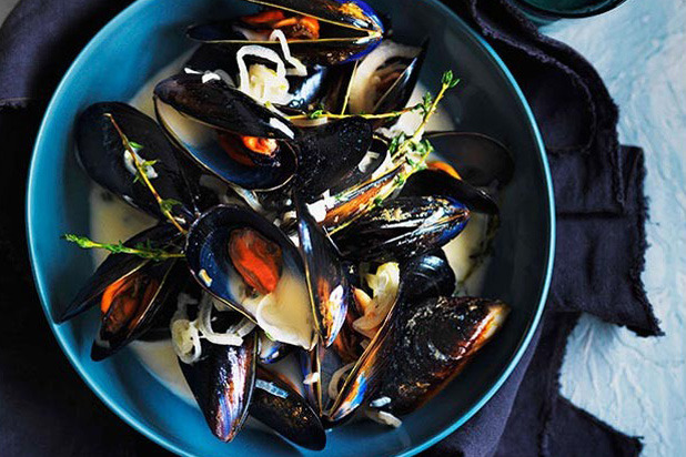 Normandy Mussels From Gourmet Traveller