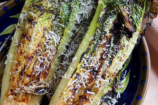 Grilled Romaine with Balsamic Vinegar