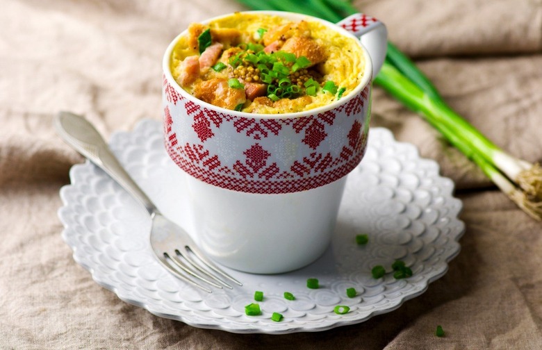 Microwave Quiche in a Mug