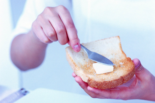 7. Improperly Buttering Your Bread