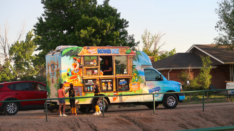 kona ice truck in rural location