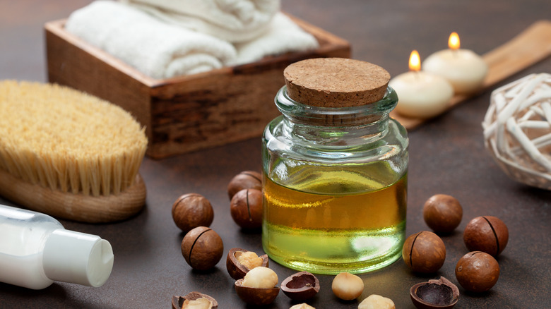 macadamia oil and spa supplies