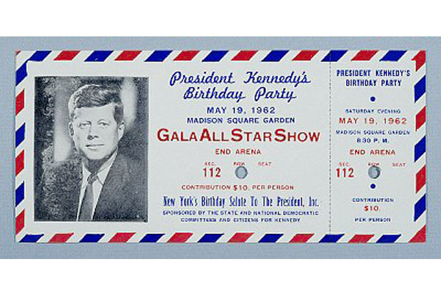 10. John F. Kennedy's 45th Birthday Celebration 