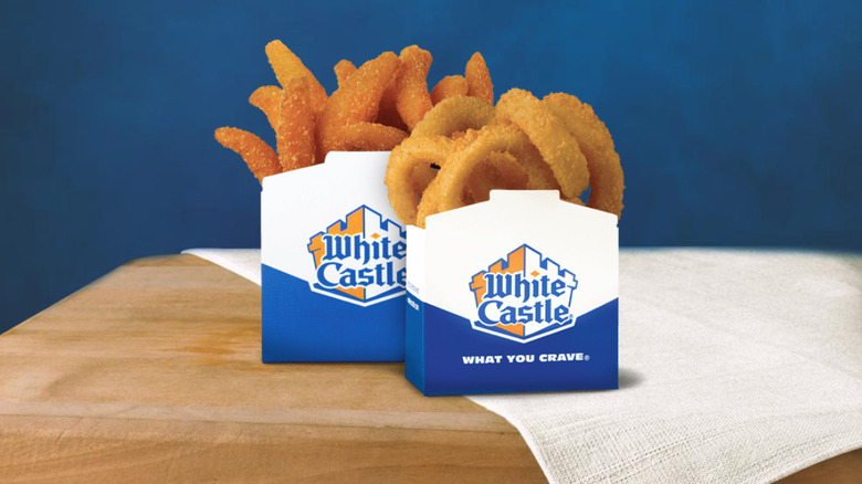 White Castle onion rings chips