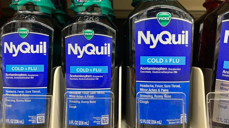 bottles of NyQuil