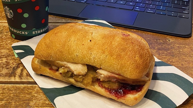 Holiday Turkey and Stuffing Sandwich