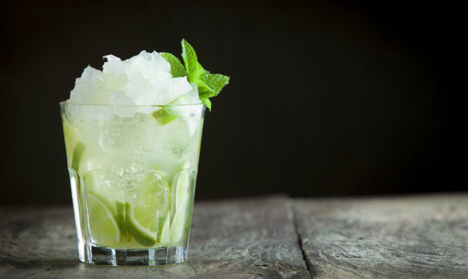 Mint Lime Frozen Mojito