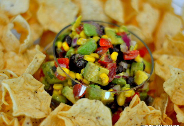 Black Bean, Corn and Avocado Salsa